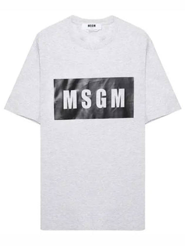 box logo short sleeve t shirt - MSGM - BALAAN 1