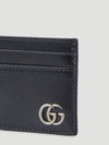 GG Marmont 2-Stage Card Wallet Black - GUCCI - BALAAN 5