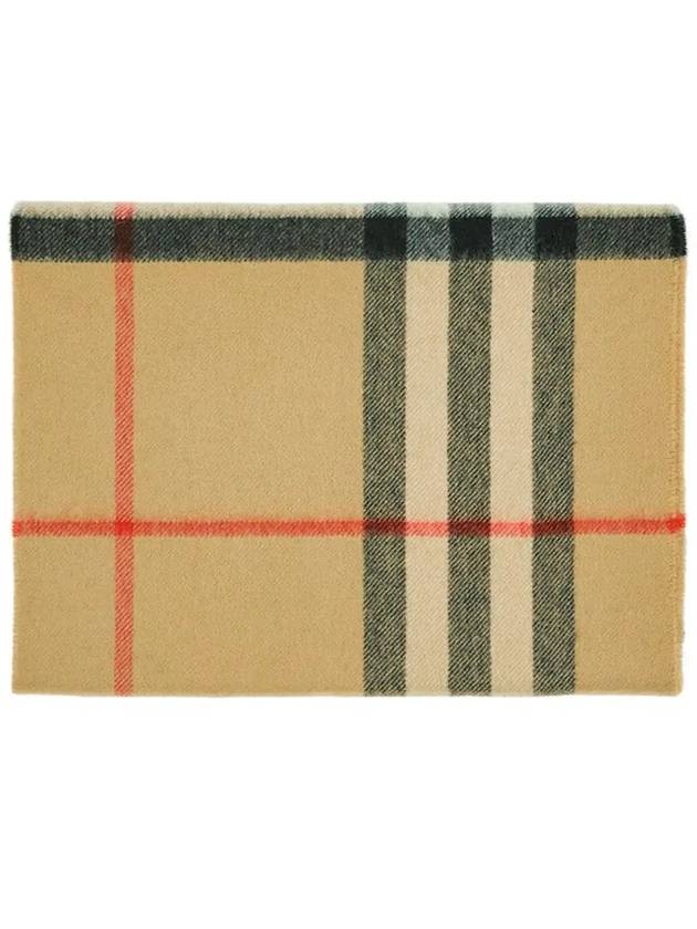 Vintage Check Cashmere Muffler Beige - BURBERRY - BALAAN 5