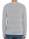 Minquiers Modern Stripe Long Sleeve T-Shirt Neige Marine - SAINT JAMES - BALAAN 6