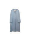 Collarless back slit wool coat J02AA0106J40103 041 - JIL SANDER - BALAAN 1