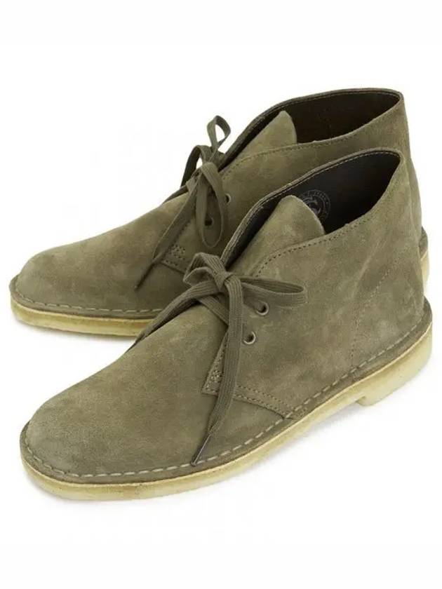 Desert Suede Ankle Boots Khaki - CLARKS - BALAAN 2