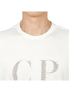 Logo Print Short Sleeve T-Shirt White - CP COMPANY - BALAAN 7