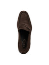 Men's Suede Penny Loafers Brown - TOD'S - BALAAN 5