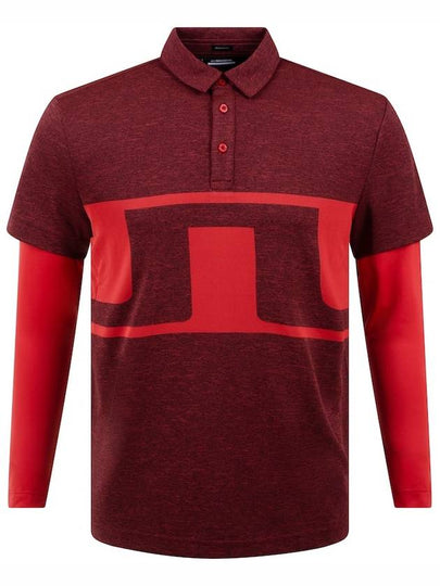 Golf Leon Regular Fit LS Polo GMJT06472 6881 Men's Leon Regular Fit Long Sleeve Polo - J.LINDEBERG - BALAAN 2