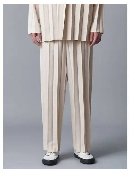 Edge Ensemble Relaxed Fit Pants Trousers Shell Beige Domestic Product - ISSEY MIYAKE - BALAAN 1
