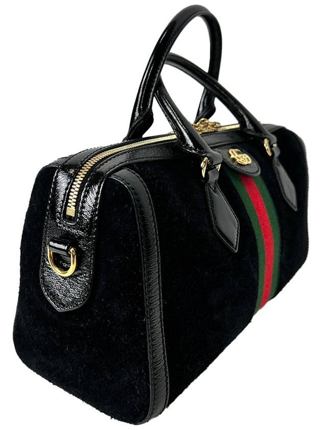 GG Ophidia Medium Top Shoulder Bag Black - GUCCI - BALAAN 4