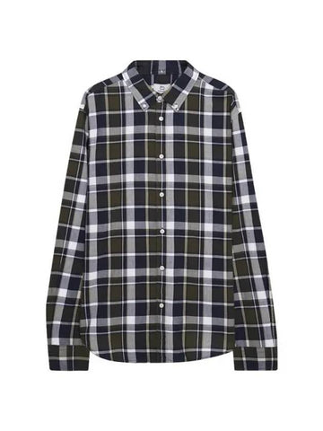 LIN MADRAS SHIRT CFWOSI0100MRUT3344 6325 Poplin Madras Shirt - WOOLRICH - BALAAN 1