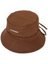 Le Bob Gadjo Knotted Bucket Hat Brown - JACQUEMUS - BALAAN 2