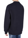 Men's Prorsum Label Cotton Sweatshirt Navy - BURBERRY - BALAAN 5