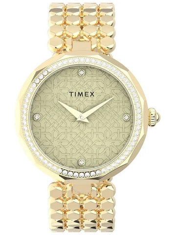 Timex Asheville Quartz Crystal Champagne Dial Ladies Watch TW2V02500 - TIMEX - BALAAN 1