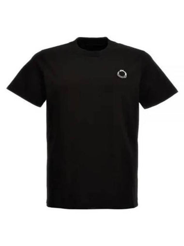 Short Sleeve T Shirt 8C00054 83927 999 Black - MONCLER - BALAAN 1