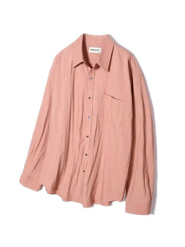 blending washing soft RN shirt indigo pink - INDUST - BALAAN 1