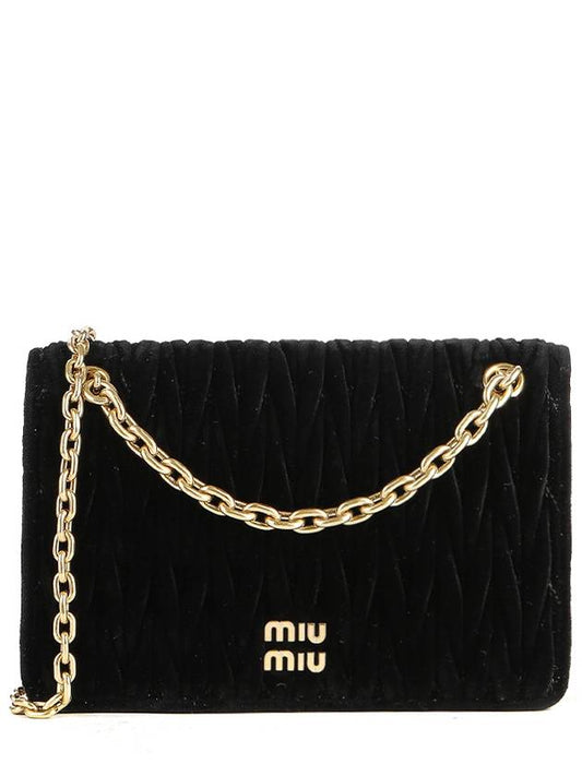 Women’s Materasse Shoulder Bag 5BP065 2EOM NERO - MIU MIU - BALAAN 1