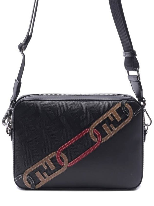 FF Motif Camera Cross Bag Black - FENDI - BALAAN 2