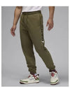 Jordan Essential Fleece Pants M Medium Olive HQ4645 222 - NIKE - BALAAN 2