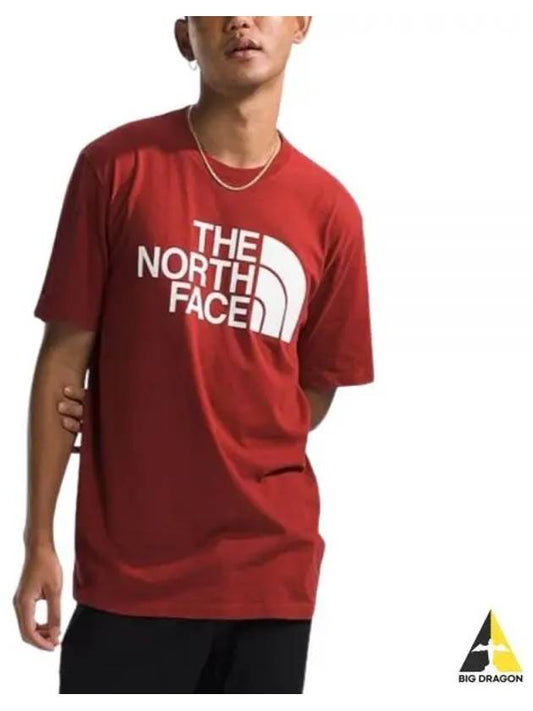 Men's Half Dome Short Sleeve T-Shirt Red - THE NORTH FACE - BALAAN 2