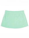 Serif Logo A-Line Skirt Green - SPORTY & RICH - BALAAN 2