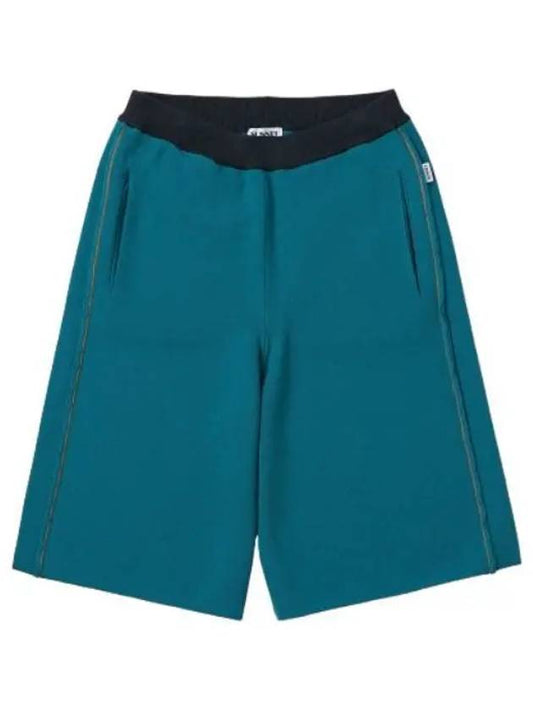 Knit Shorts Pants Blue - SUNNEI - BALAAN 1