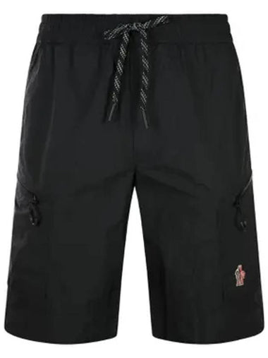 Men's Ripstop Shorts Black - MONCLER - BALAAN 1