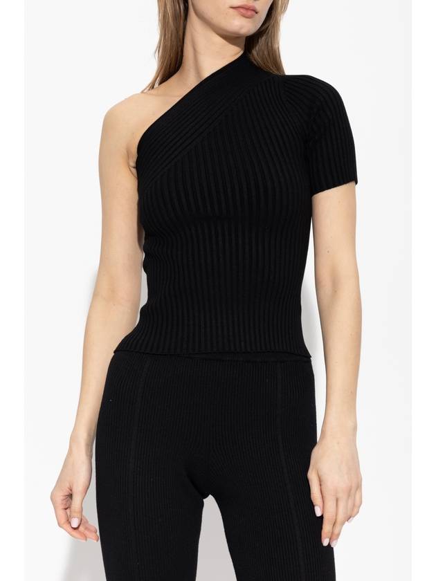 Aeron Ribbed Top, Women's, Black - AERON - BALAAN 3