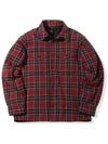 Hunting Flannel Check Long Sleeve Shirt Red - OFFGRID - BALAAN 4