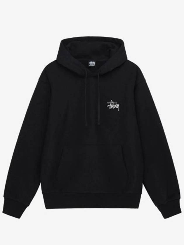 Basic Hood Black 2023 1924870M - STUSSY - BALAAN 2