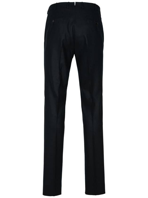 Zegna Black Wool Pants - ERMENEGILDO ZEGNA - BALAAN 3