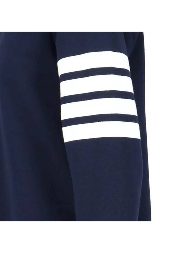 Classic Loopback 4-Bar Sweater Midi Dress Light Navy - THOM BROWNE - BALAAN 4