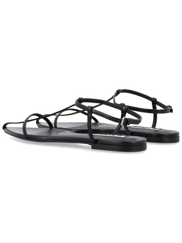 Jil Sander Flat Cage Sandals - JIL SANDER - BALAAN 4