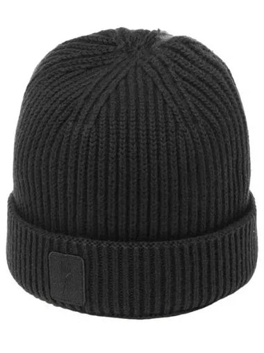 Cotton Cashmere Bolt Badge Fisherman Beanie - NEIL BARRETT - BALAAN 1