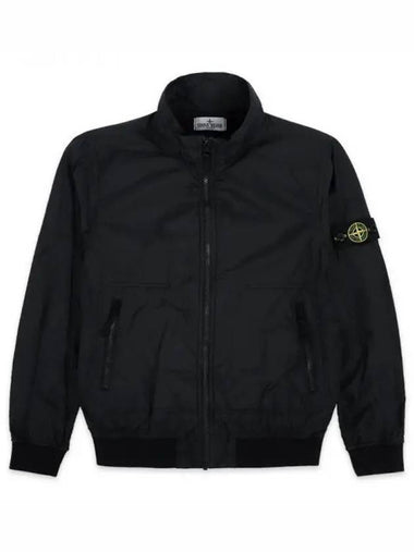 Stone Kids Logo Badge Jacket Black 801640333 V0029 10 12A 270261 1062841 - STONE ISLAND - BALAAN 1