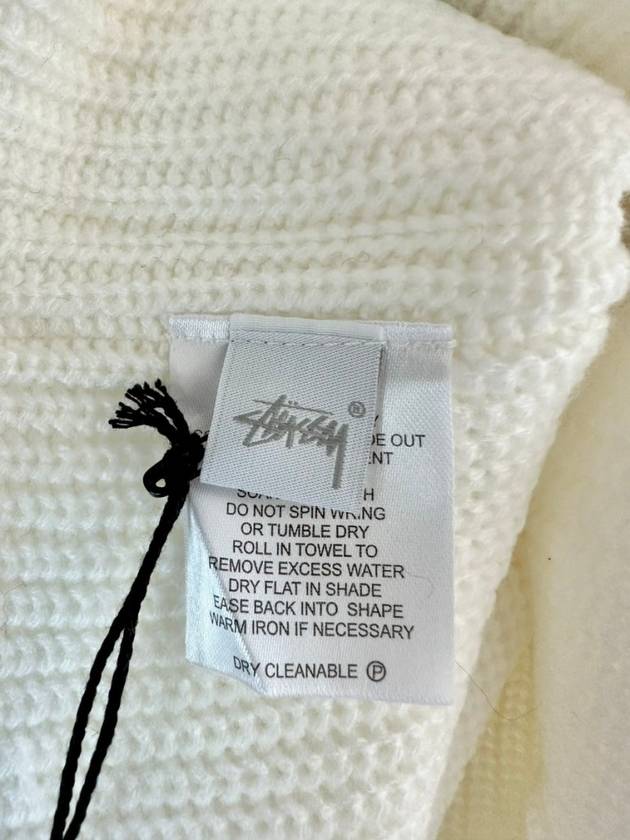 AU Australia FLAMES Beanie ST735007 White ONE SIZE - STUSSY - BALAAN 9