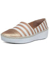 Dahlia espadrille rose gold metallic women's slipons - FITFLOP - BALAAN 1