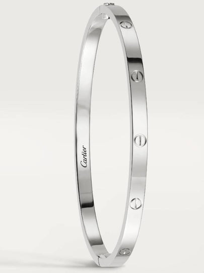 Love Bracelet White Gold Silver - CARTIER - BALAAN 2