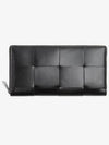 Intrecciato Zipper Around Medium Wallet Black - BOTTEGA VENETA - BALAAN 2