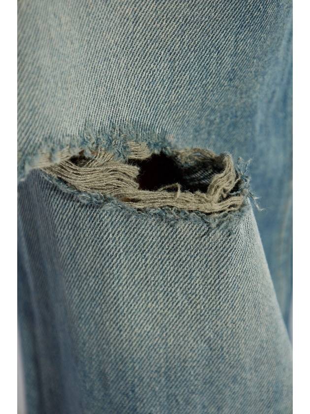 MM6 Maison Margiela Jeans With Worn Effect, Women's, Blue - MAISON MARGIELA - BALAAN 5