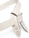 Regular Leather Belt White - ISABEL MARANT - BALAAN 3