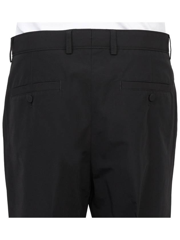 Men's Cotton Poplin Cropped Straight Pants Black - GUCCI - BALAAN 8