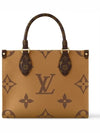 Women's OnTheGo PM Monogram Tote Bag Brown - LOUIS VUITTON - BALAAN 4