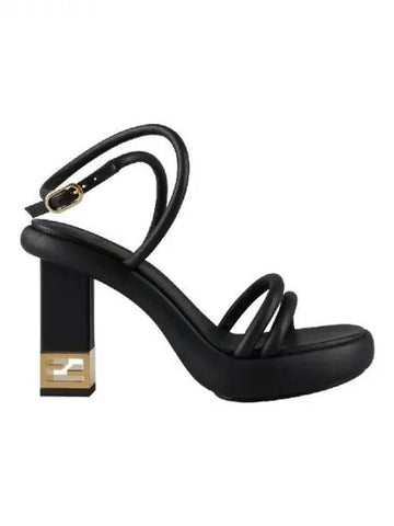 FF Baguette Nappa Leather Sandal Heels 271946 - FENDI - BALAAN 1