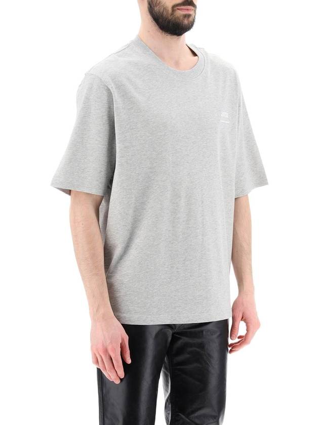 Alexandre Mattiussi Short Sleeve T-Shirt Grey - AMI - BALAAN 3