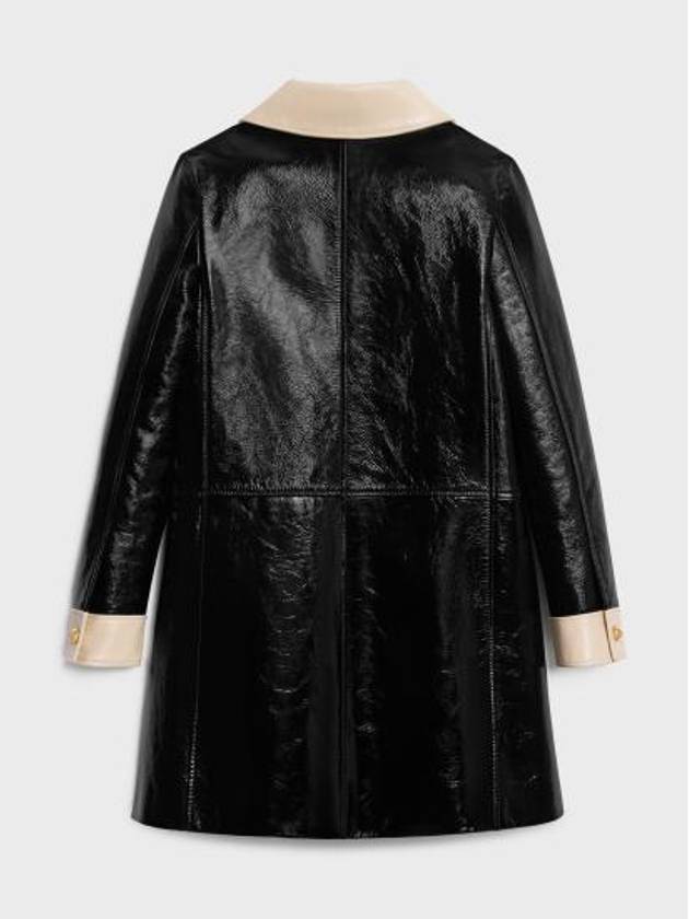 Babydoll leather coat - CELINE - BALAAN 3