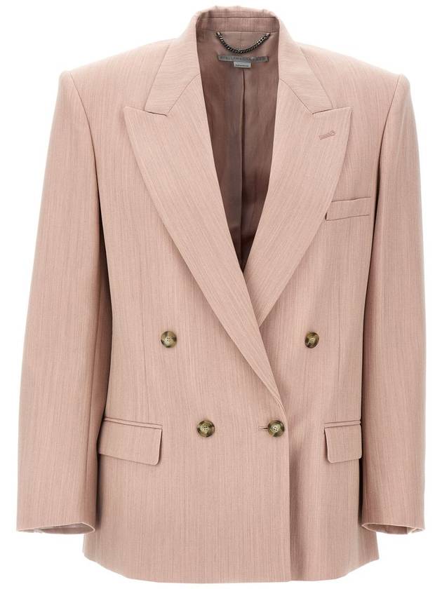 Stella McCartney Double-Breasted Wool Blazer - STELLA MCCARTNEY - BALAAN 1