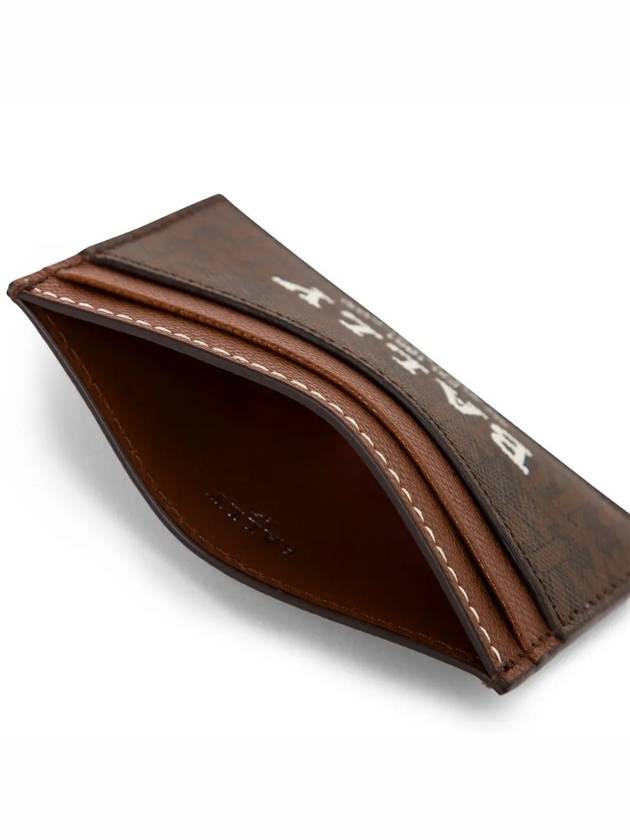 Bhar Logo Card Wallet Brown - BALLY - BALAAN 5