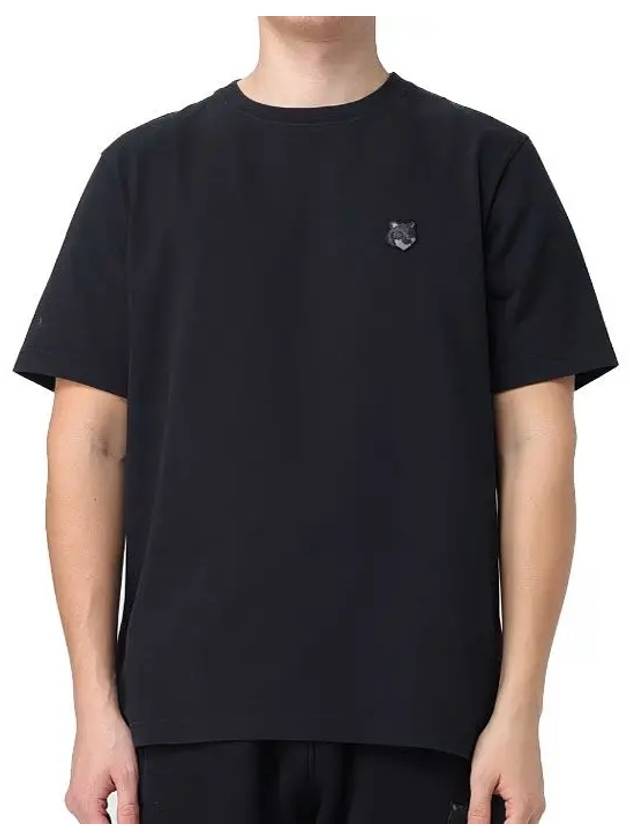 Bold Fox Head Patch Comfort Short Sleeve T-Shirt Black - MAISON KITSUNE - BALAAN 2