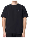 Bold Fox Head Patch Comfort Short Sleeve T-Shirt Black - MAISON KITSUNE - BALAAN 7