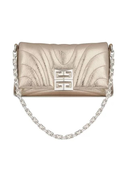 4G Micro Soft Leather Shoulder Bag Gold - GIVENCHY - BALAAN 1