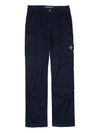 Pantaloni Comfort Fit Cargo Straight Pants Navy - STONE ISLAND - BALAAN 10