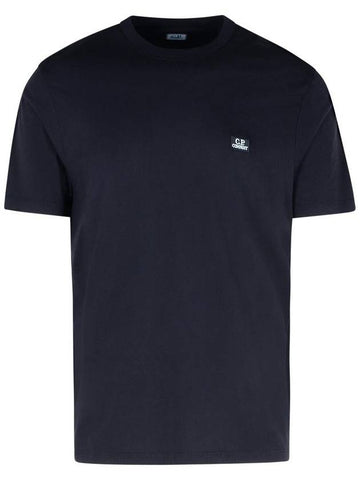 C.P. Company Blue Cotton T-Shirt - CP COMPANY - BALAAN 1